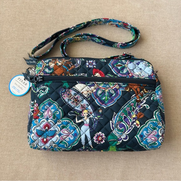 NWT Vera Bradley X Disney Triple Compartment‎ Crossbody Andy's Room Pixar - Picture 1 of 6